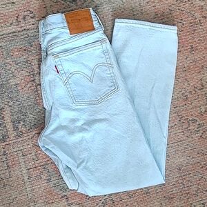 Levi's Wedgie Straight Leg Jeans High Rise Button Fly